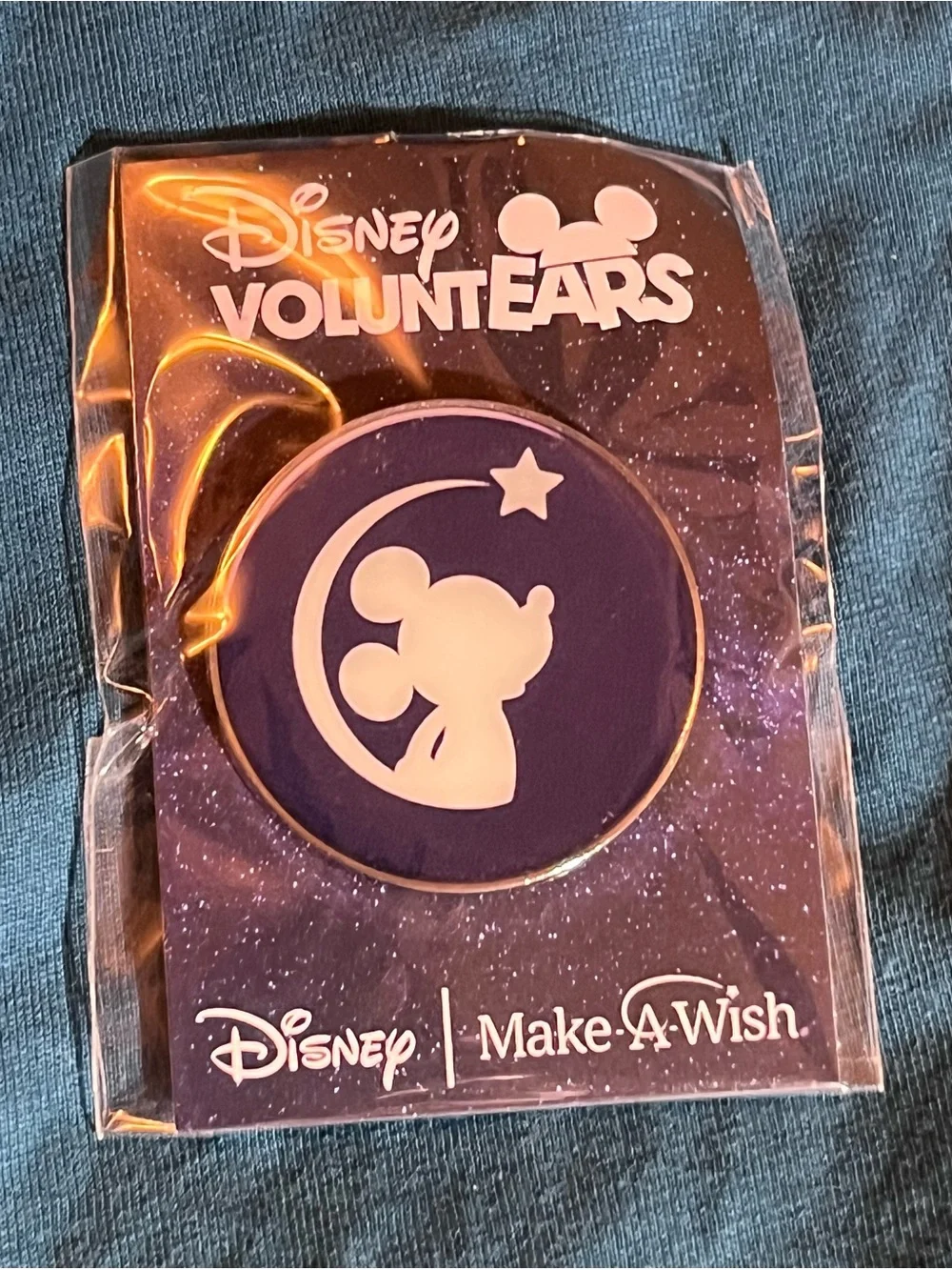 1 Set Of Disney VoluntEARS Pins: Mickey/Moon, Mickey Fireworks & Mickey/Minnie!